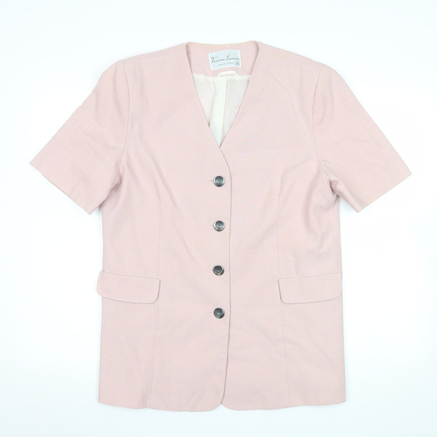 Womens UK Size 16 Vivienne Lawrence Pink Classic Blouse