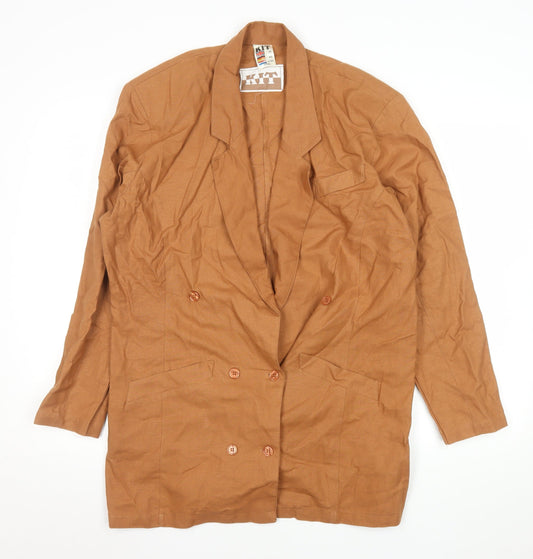 Womens UK Size 16 Kit Regular Brown Suit Jacket