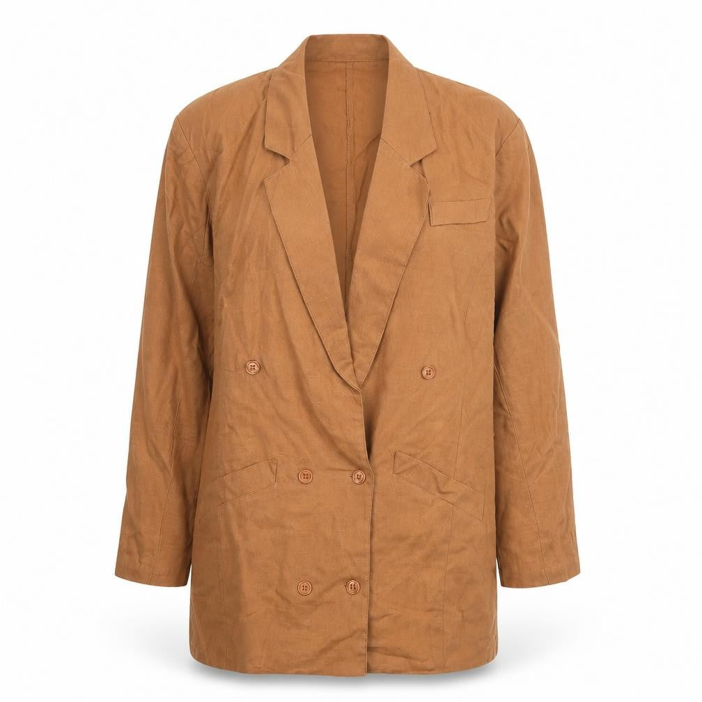 Womens UK Size 16 Kit Regular Brown Suit Jacket