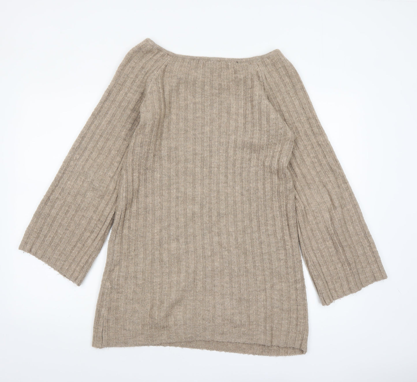 Womens UK Size S H&M Beige Pullover Jumper