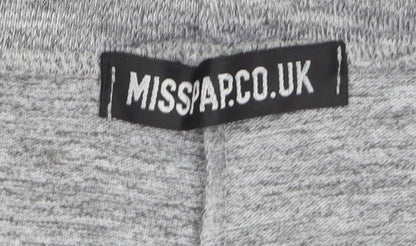 Womens UK Size M Misspap Regular Fit Jogger Grey Trousers