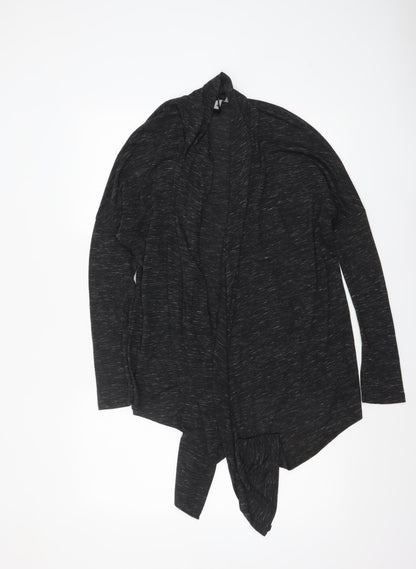 Womens UK Size S H&M Black Wrap Blouse