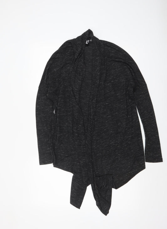 Womens UK Size S H&M Black Wrap Blouse