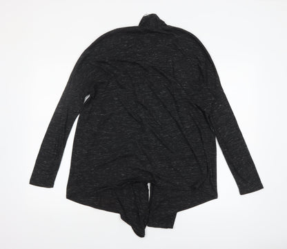 Womens UK Size S H&M Black Wrap Blouse