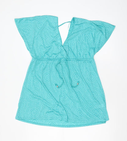Womens UK Size M Primark Blue Tunic Blouse