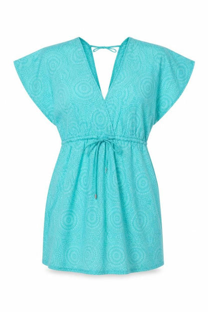 Womens UK Size M Primark Blue Tunic Blouse