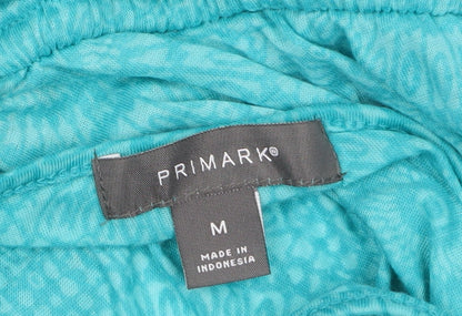 Womens UK Size M Primark Blue Tunic Blouse
