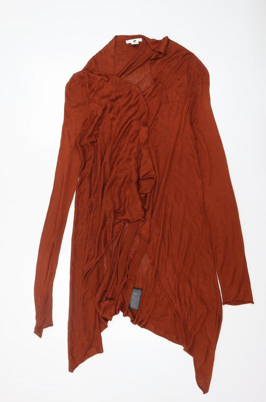 Womens UK Size 8 H&M Brown Cardigan Jumper