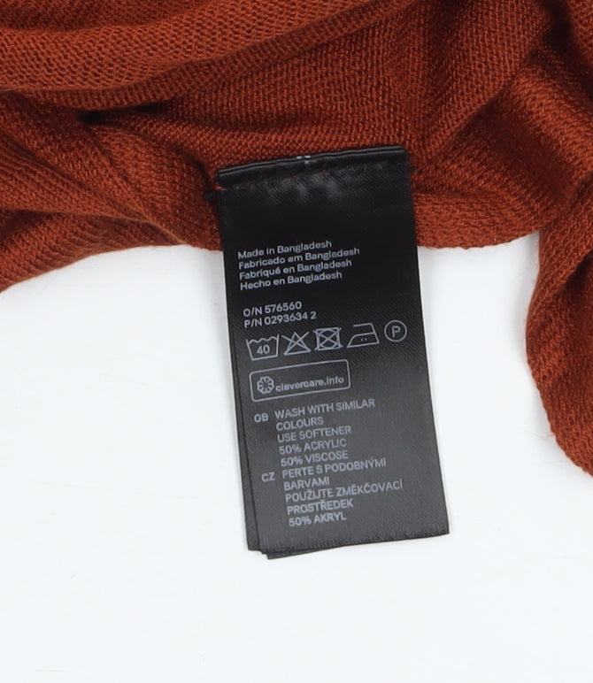 Womens UK Size 8 H&M Brown Cardigan Jumper