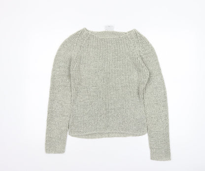 Womens UK Size 8 NEXT Beige Pullover Jumper