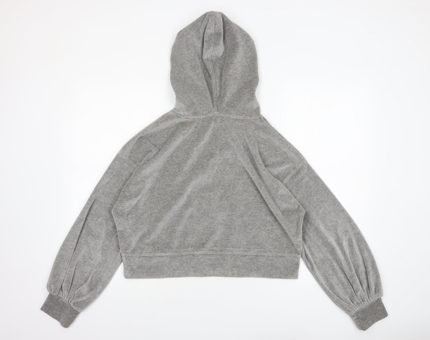 Womens UK Size 8 Missguided Grey Pullover Hoodie
