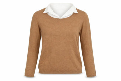 Womens UK Size 8 Dorothy Perkins Brown Pullover Jumper