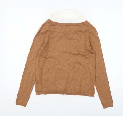 Womens UK Size 8 Dorothy Perkins Brown Pullover Jumper