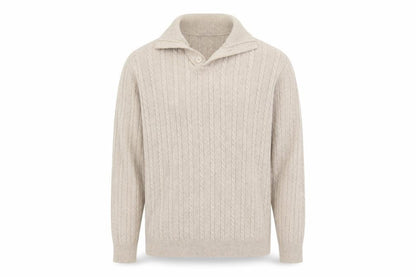 Mens UK Size M Jaeger Beige Pullover Jumper
