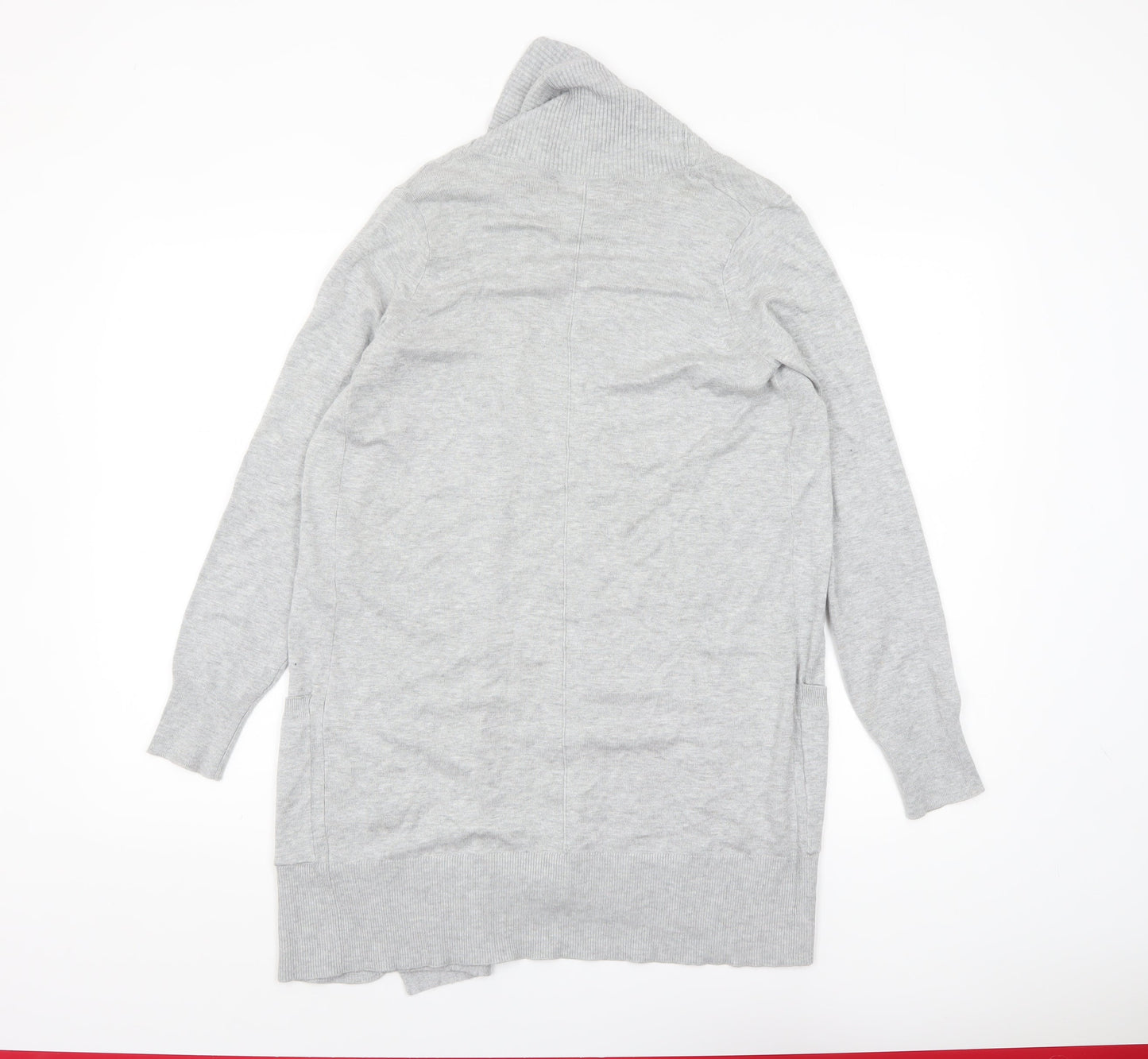 Womens UK Size XS Marks and Spencer Grey Cardigan Jumper
