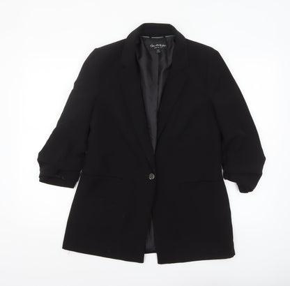 Womens UK Size 10 Miss Selfridge Regular Black Blazer