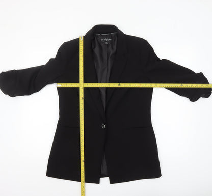 Womens UK Size 10 Miss Selfridge Regular Black Blazer