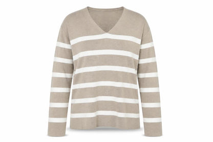 Womens UK Size M Marks and Spencer Beige Pullover Jumper