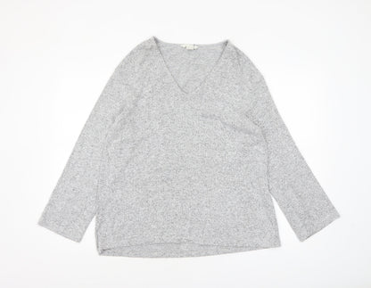 Womens UK Size 12 H&M Grey Pullover Jumper