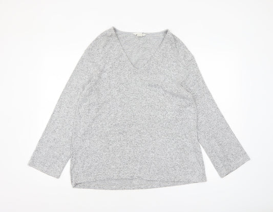 Womens UK Size 12 H&M Grey Pullover Jumper