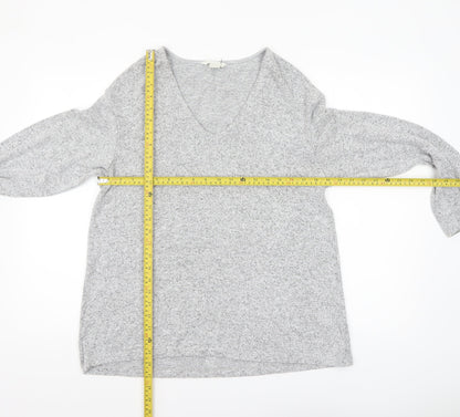 Womens UK Size 12 H&M Grey Pullover Jumper