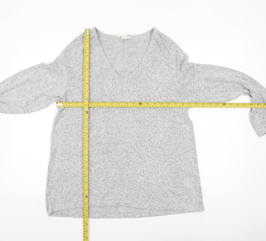 Womens UK Size 12 H&M Grey Pullover Jumper