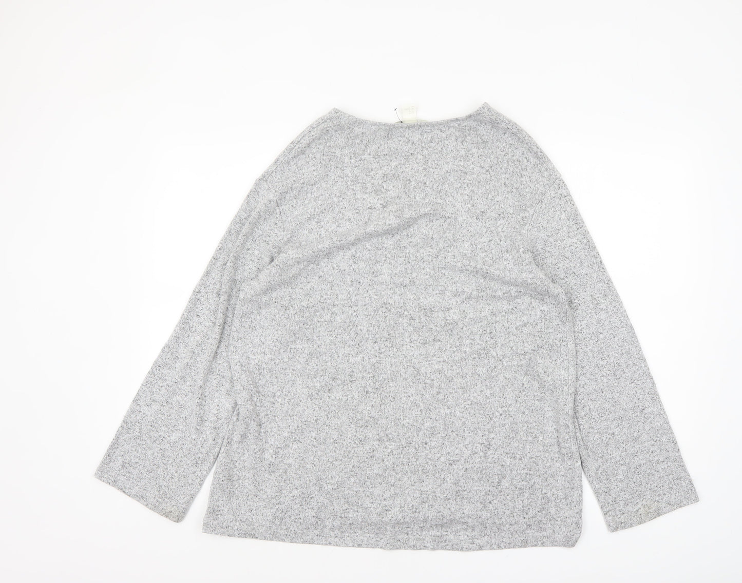 Womens UK Size 12 H&M Grey Pullover Jumper