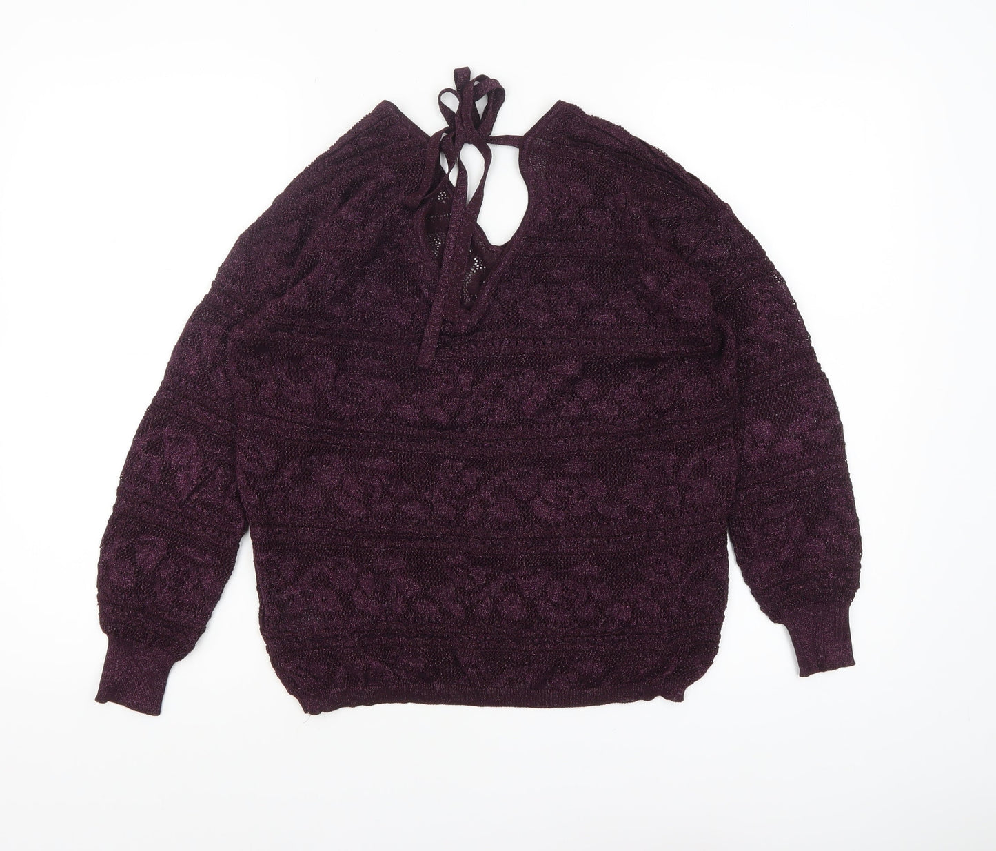Womens UK Size 14 NEXT Purple Pullover Jumper