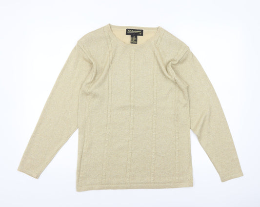 Womens UK Size S LISA originals Beige Pullover Jumper