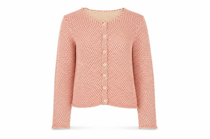 Womens UK Size 2XS Version Originale Beige Cardigan Jumper