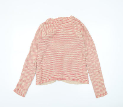 Womens UK Size 2XS Version Originale Beige Cardigan Jumper