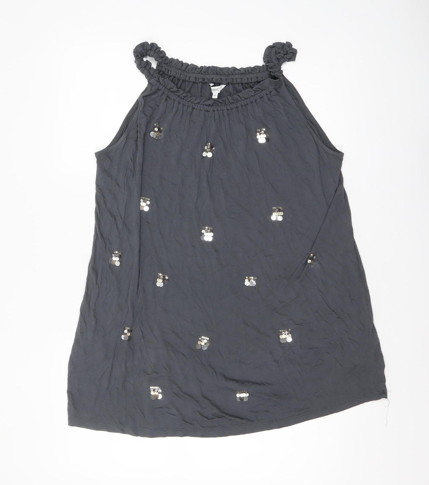 Womens UK Size 10 NEXT Grey Camisole Tank