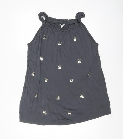 Womens UK Size 10 NEXT Grey Camisole Tank