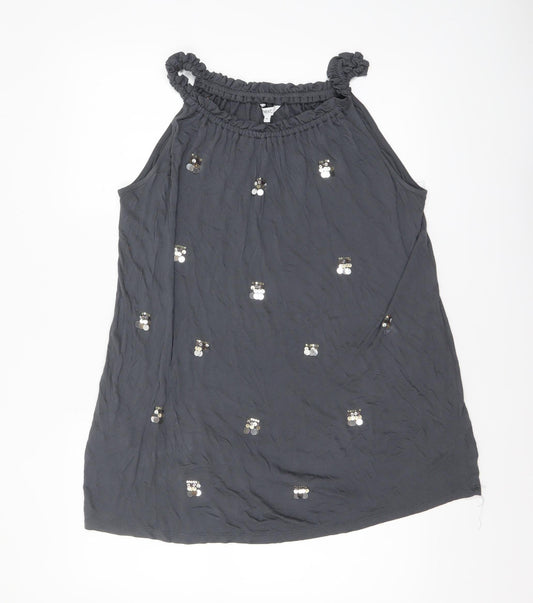 Womens UK Size 10 NEXT Grey Camisole Tank