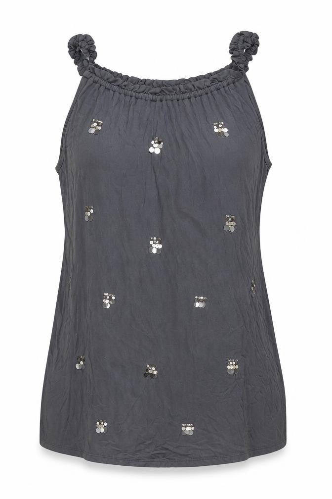 Womens UK Size 10 NEXT Grey Camisole Tank
