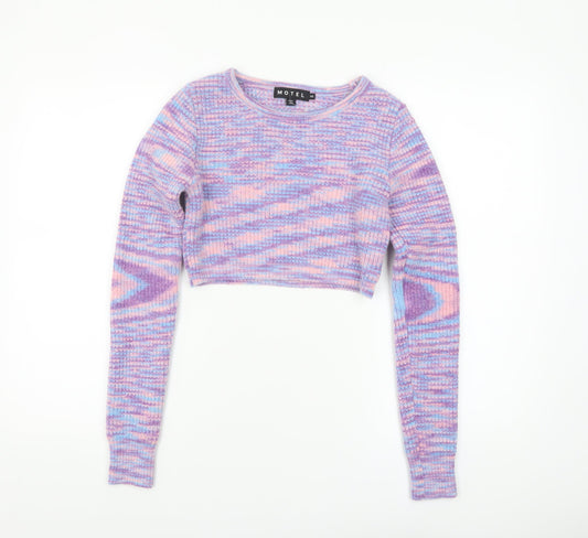 Womens UK Size XS Motel Multicoloured Pullover Jumper