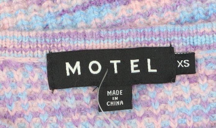 Womens UK Size XS Motel Multicoloured Pullover Jumper