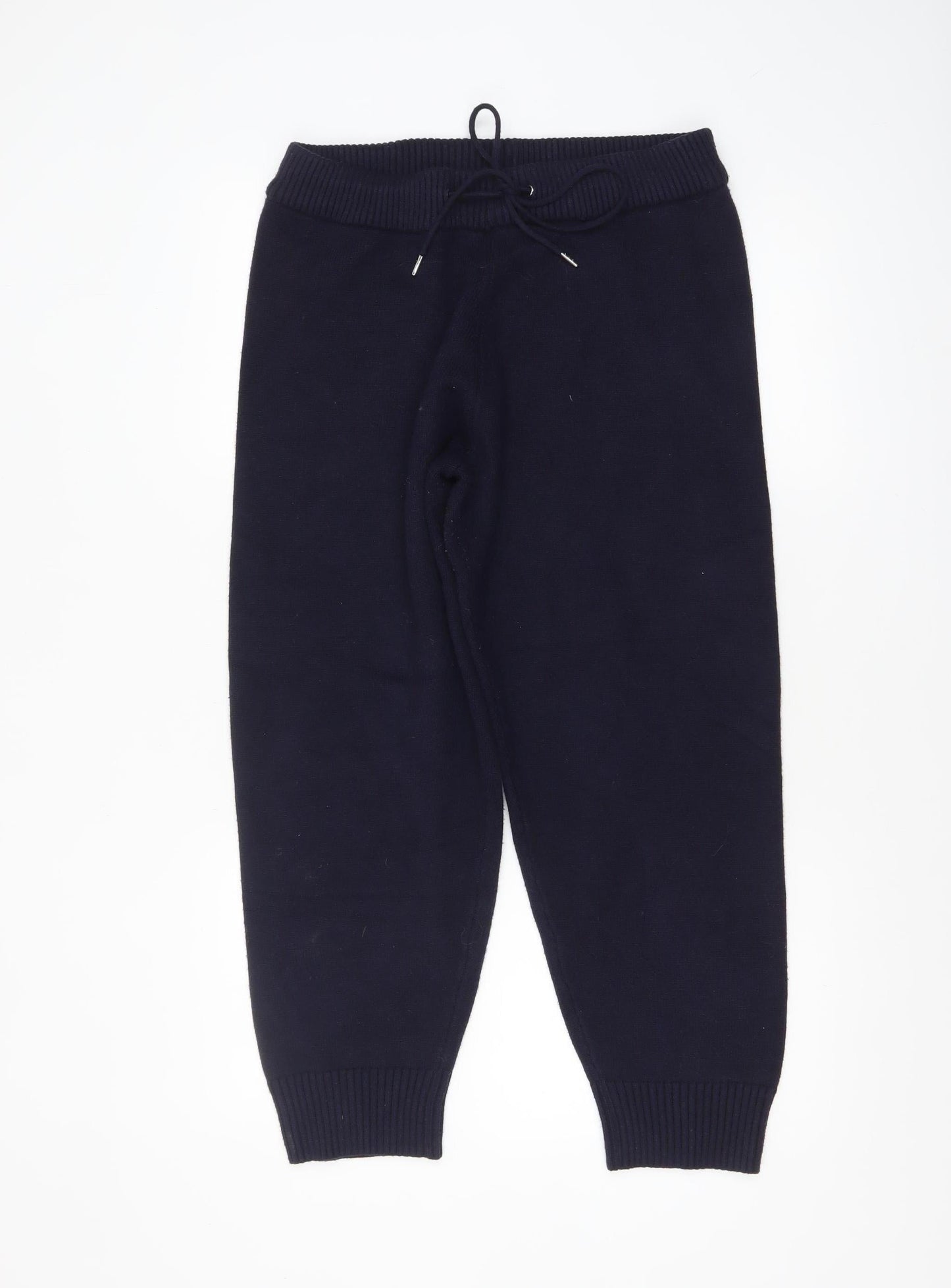 Womens UK Size L Zara Regular Fit Jogger Blue Trousers