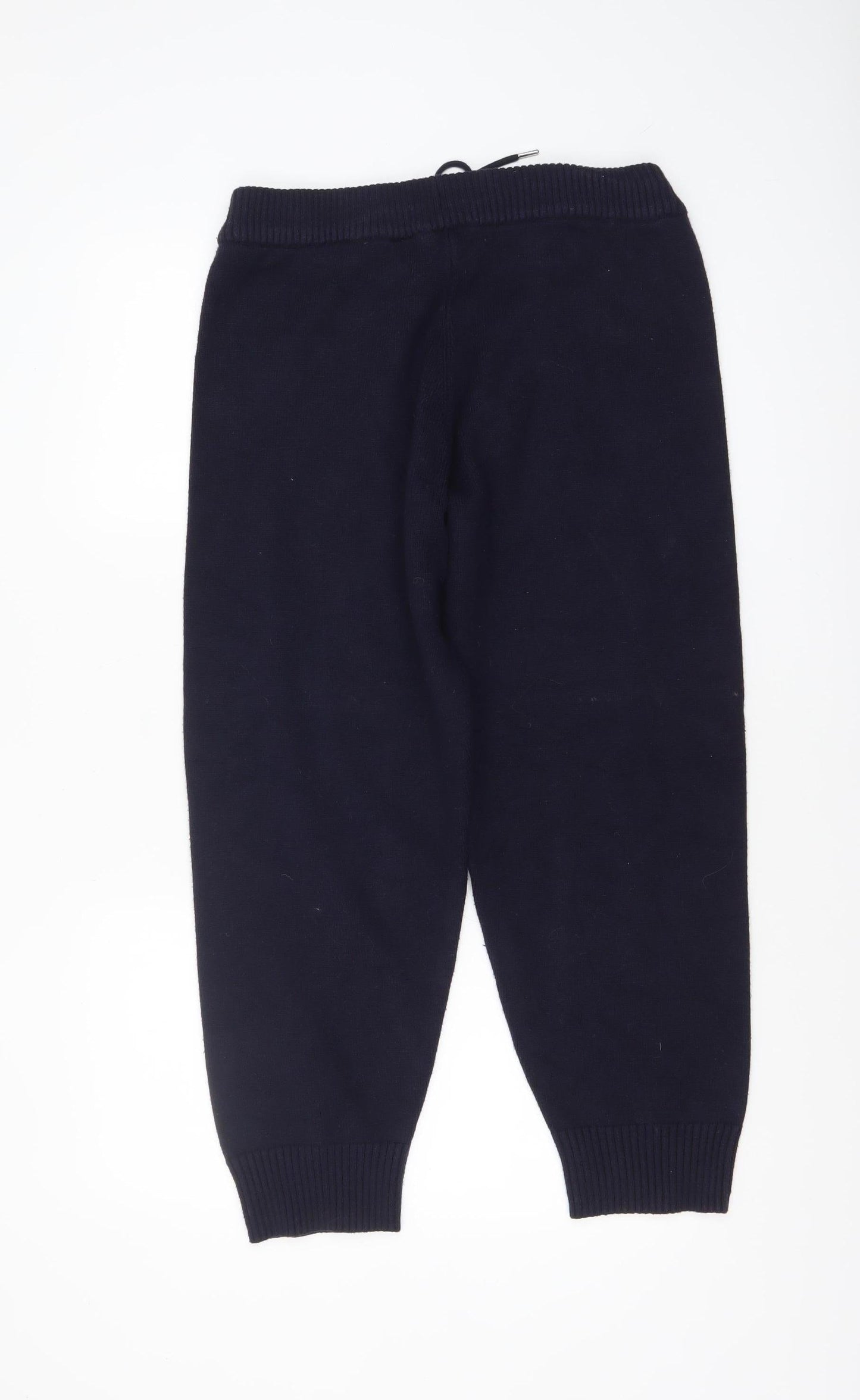 Womens UK Size L Zara Regular Fit Jogger Blue Trousers