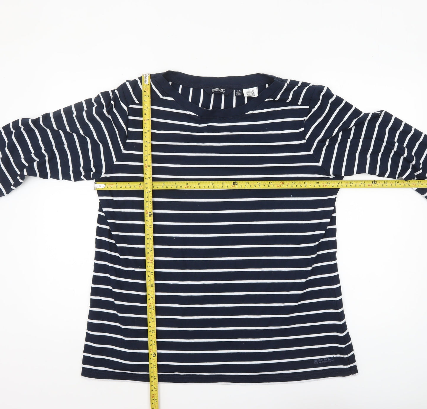 Womens UK Size 18 Regatta Blue Basic T-Shirt