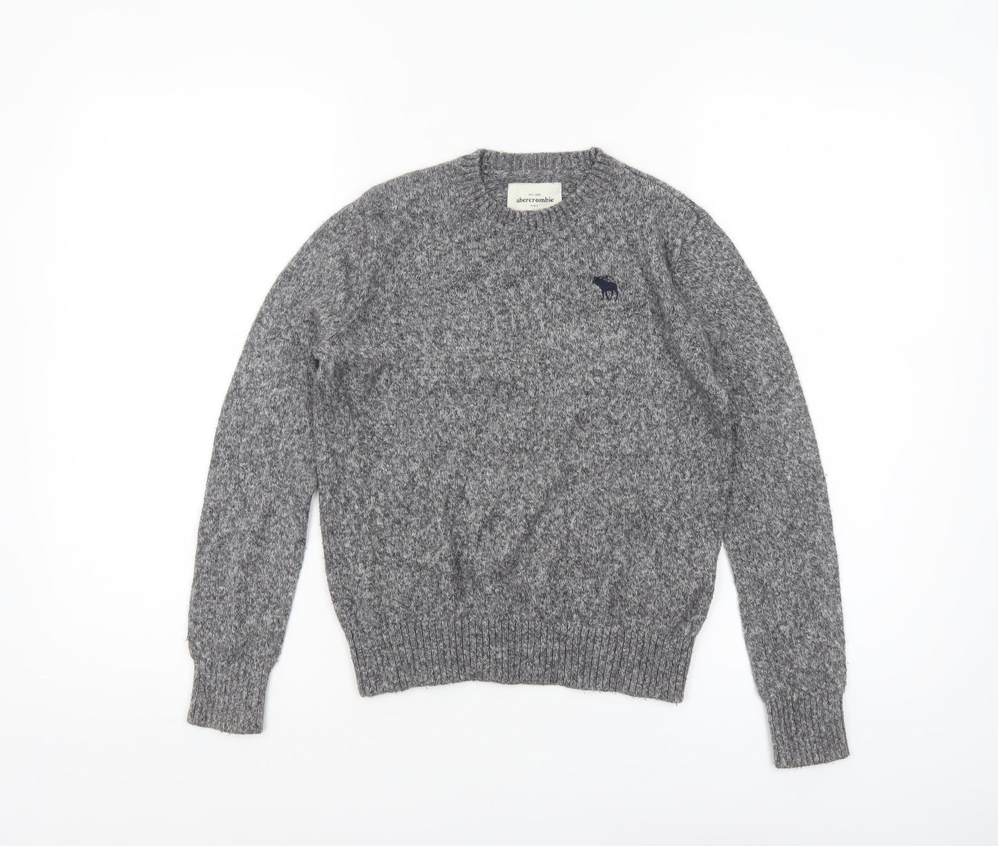 Boys UK Size 10 Years Abercrombie Grey Pullover Jumper