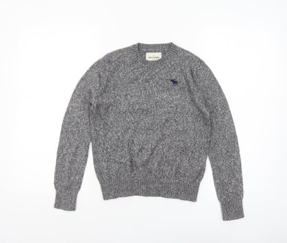 Boys UK Size 10 Years Abercrombie Grey Pullover Jumper