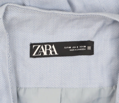 Womens UK Size 12 Zara Regular Blue Blazer
