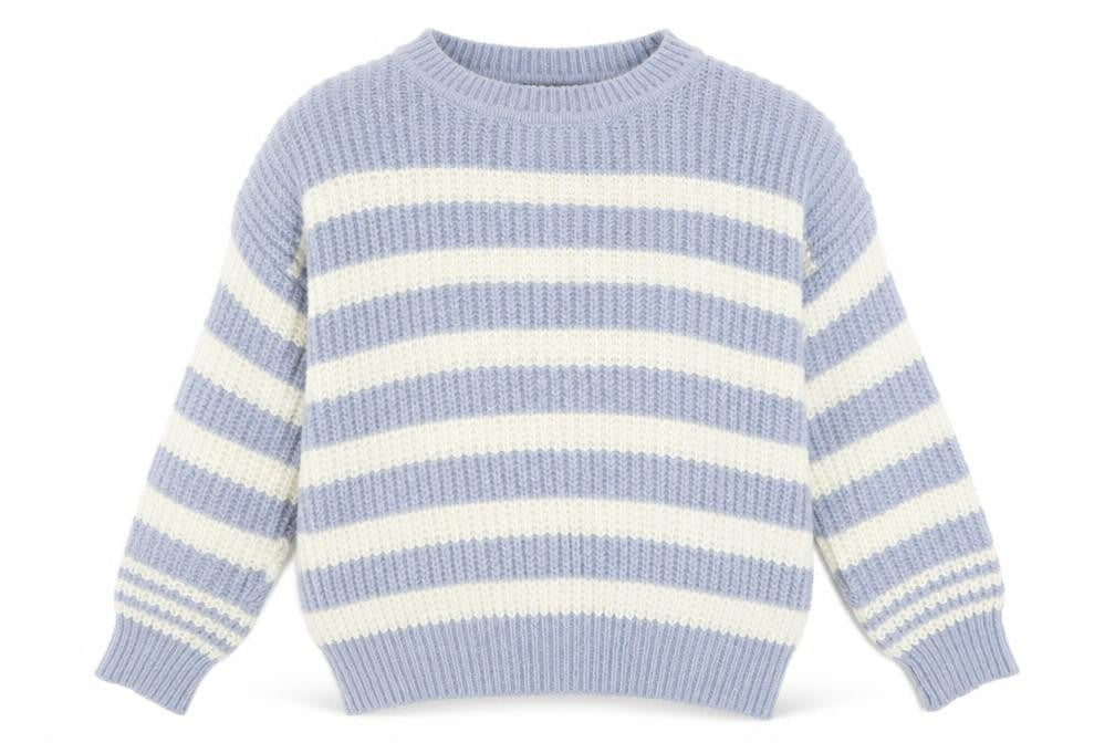 Womens UK Size 16/18 Nutmeg Blue Pullover Jumper