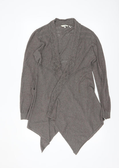 Womens UK Size 12 FatFace Brown Cardigan Jumper