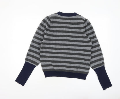Womens UK Size M Lollys Laundry Grey Pullover Jumper