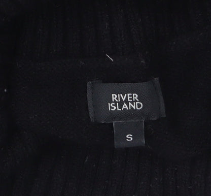 Womens UK Size S River Island Multicoloured Tunic Jumper