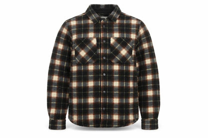 Marks and Spencer Men's Brown Check Flannel Jacket Size S Casual