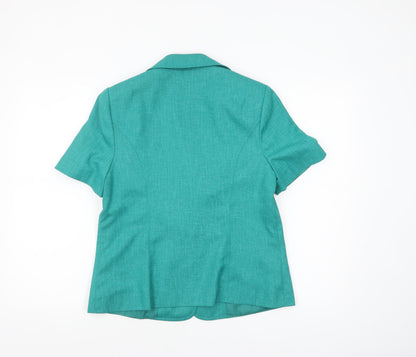 Womens UK Size 12 EWM Regular Green Blazer