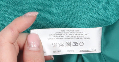 Womens UK Size 12 EWM Regular Green Blazer